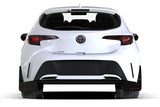 Rally Armor 18-22 Toyota Corolla Hatchback Black UR Mud Flap White Logo - MF67-UR-BLK/WH