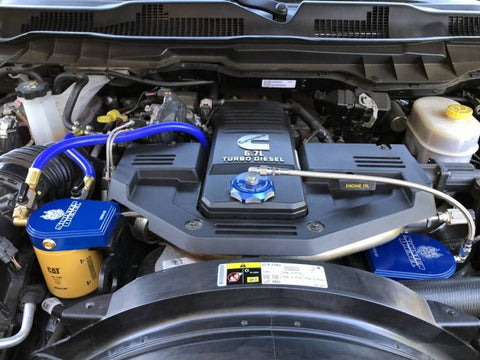 Sinister Diesel 13-18 Ram 2500/3500 6.7L Cummins Bypass Oil Filter System - SD-EOF-6.7C-13