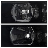 xTune Chevy Silverado 07-13 Crystal Headlights Black Smoked HD-JH-CS07-AM-BSM - 9030260