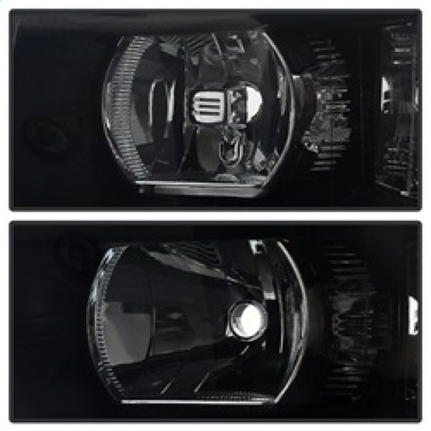 xTune Chevy Silverado 07-13 Crystal Headlights Black Smoked HD-JH-CS07-AM-BSM - 9030260