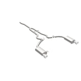 MagnaFlow Cat Back, SS, 2.5in, Street, Dual Split Polished 4.5in Tips 2015 Ford Mustang Ecoboost - 19097