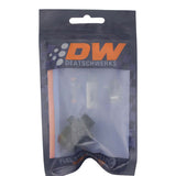 DeatschWerks 6AN ORB Male to 10AN Male Flare Adapter - Anodized Matte Black - 6-02-0409-B