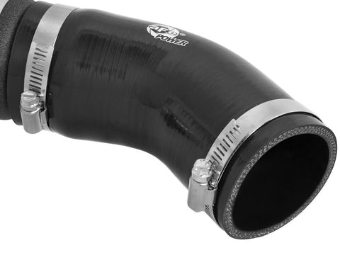 aFe BladeRunner 3in Black Intercooler Tube Cold Side w/ Couplings & Clamps 07-10 BMW 335i 3.0L (tt) - 46-20159-B