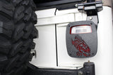 Fishbone Offroad Jeep Wrangler CJ YJ TJ Tail Light Covers - Black Textured Powdercoat - FB31044