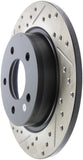 StopTech 04-10 Mazda3 Slotted & Drilled Right Rear Rotor - 127.45067R