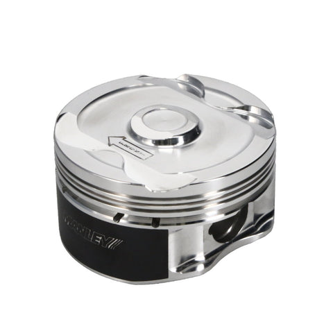 Manley 2018+ Ford Coyote 5.0L DOHC -6cc Dish 3.662in Bore 10:1 CR Extreme Duty Platinum Piston Set - 595700CE-8