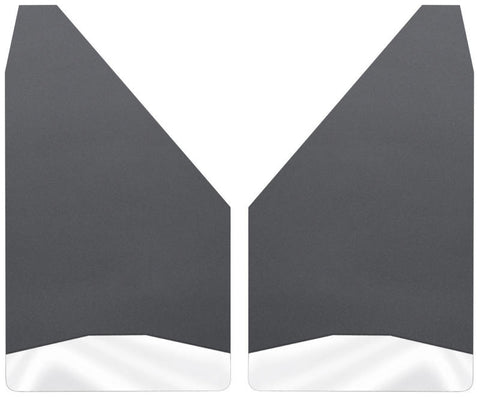 Husky Liners Universal Mud Flaps 14in Wide - Stainless Steel Weight - 17151