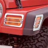 Rugged Ridge 97-06 Jeep Wrangler TJ Stainless Steel Side Marker / Turn Signal Euro Guard Set - 11142.02