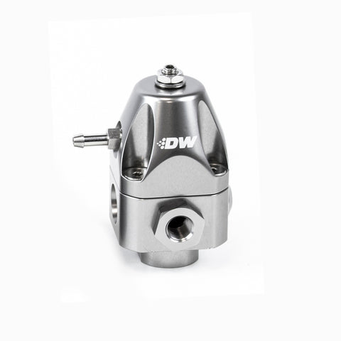 DeatschWerks DWR1000c Adjustable Fuel Pressure Regulator Dual 6AN Inlet and 6AN Outlet - Titanium - 6-1002-FRT
