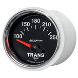 Autometer GS 52mm 100-250 Degree F Short Sweep Electronic Transmission Temperature Gauge - 3849