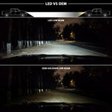 ANZO 16-18 Chevrolet Silverado 1500 LED Projector Headlights w/Plank Style Switchback Black w/ Amber - 111420