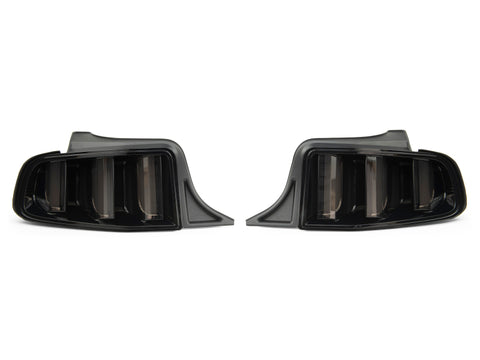 Raxiom 13-14 Ford Mustang Vector V2 Tail Lights- Black Housing (Clear Lens) - 408606