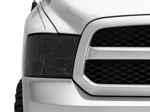 Raxiom 09-18 Dodge RAM 1500 Axial OEM Rep Headlights w/ Dual Bulb- Chrome Housing (Smoked Lens ) - R118021