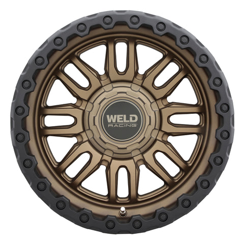 Weld Off-Road Swift 17x9in - 8x180 BP - ET-12 - 124.3mm CB - Satin Bronze Wheel & Black Ring - W18079018450
