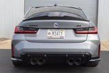 Dinan 21-27 BMW M3/M4 (G80/G82/G83) Valved Axleback Exhaust System - Polished Tips - D660-0093