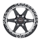 Weld S904 15x12 Ventura Beadlock 5x114.3 ET28 BS7.6 Gloss BLK MIL DIA 78.1 - S904B2067P28