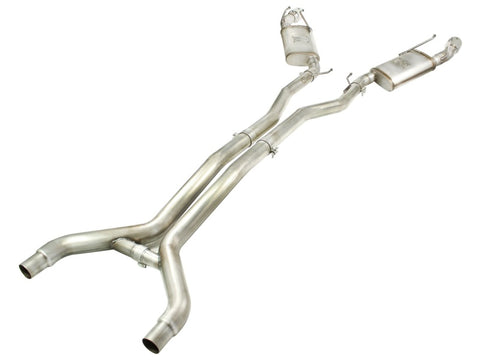 aFe MACHForce XP Exhaust 3in Stainless Stee CB/10-13 Chevy Camaro V8-6.2L (td) (pol tip) - 49-44039-P