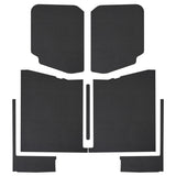 DEI 20-22 Jeep Gladiator JT 4-Door Boom Mat Complete Headliner Kit - 7 Piece - Black Leather Look - 50187