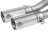 aFe Rebel Series CB Middle-Side Exit SS Exhaust w/ Polished Tips 09-16 GM Silverado/Sierra V6/V8 - 49-44070-P