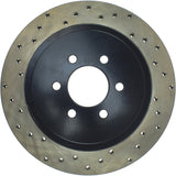 StopTech 92-02 Dodge Viper Drilled Rear Right Cryo Rotor - 128.63037CR