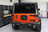 Fishbone Offroad 07-18 Jeep Wrangler JK - Black Textured Powdercoat Tail Light Covers - FB31043