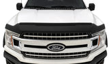 AVS 15-18 Ford F-150 Aeroskin II Textured Low Profile Hood Shield - Black - 436096