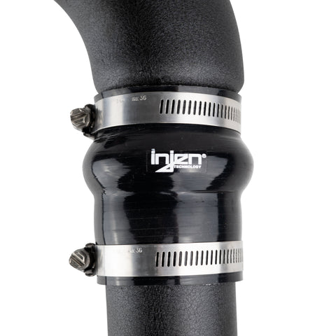 16-20 BMW L6-3.0L/ Turbo/ Twin Turbo/L4-2.0L/ L6-2.5L Wrinkle Black Turbo SES Intercooler Pipes - SES1128ICPWB