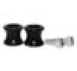 Vortex Racing Swingarm Spools 8mm- Black - SP526K