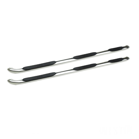 Westin 2015-2018 Ford F-150 SuperCab (6.5ft Bed) Platinum 4 Oval WTW Nerf Step Bars - SS - 24-54610