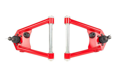 UMI Performance 73-87 GM C10 Street Performance Upper Control Arms - Red - 6433-R
