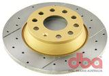 DBA 06-09 Volkswagen GTI Rear Drilled & Slotted Street Series Rotor - 2807X