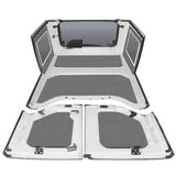 DEI 11-18 Jeep Wrangler JK 4-Door Boom Mat Complete Headliner Kit - 6 Piece - Gray - 50291
