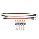 Power Stop 04-09 Cadillac XLR Front & Rear SS Braided Brake Hose Kit - BH00049