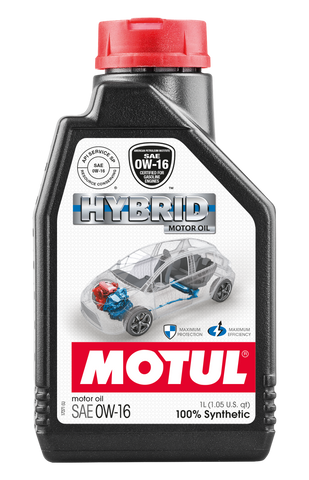 Motul 1L OEM Synthetic Engine Oil Hybrid 0W16 API SN - 1 Liter - 107153