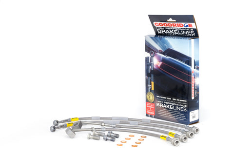 Goodridge 11-15 Jeep Grand Cherokee (Non SRT 8) / 11-15 Dodge Durango (All Models) SS Brake Lines - 15010