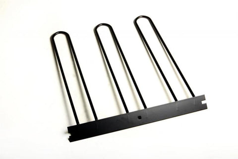 Lund Universal Cargo Bike Attachment 20x60 Non-Folding Steel Carrier - Black - 601009