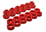 Energy Suspension Gm Body Mount Set - Red - 3.4132R