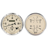 Autometer Antique Beige Quad & Tach/Speedo 5in. - 2 Pc. - 1852