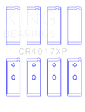 King Engine Bearings Opel 1.8/2.0 X18/20Xe (Size +0.50mm) Connecting Rod Bearing Set - CR4017XP0.5