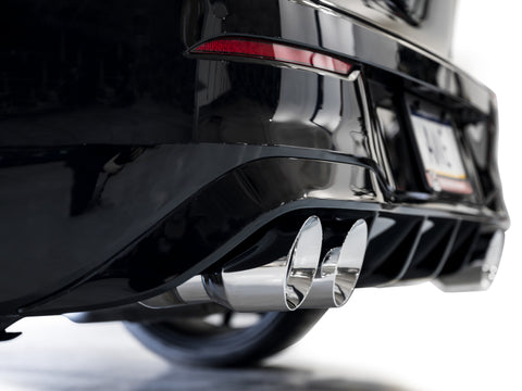 AWE Tuning MK8 Volkswagen Golf R 3in Touring Edition Quad Exhaust - Chrome Silver Tips - 3015-42658
