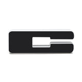 ORACLE Lighting Universal Illuminated LED Letter Badges - Matte Blk Surface Finish - C - 3141-C-005