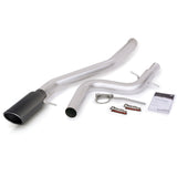 Banks Power 11-13 VW Jetta Sedan/Wagon 2.0L TDI Monster Exhaust Sys - SS Single Exhaust w/ Black Tip - 46181-B