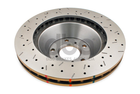 DBA 97-05 Holden Commodore / Ute Front Drilled & Slotted 4000 Series Rotor - DBA4055XS