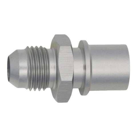 DeatschWerks 6AN Male Flare to Toyota Module Quick Connect - Anodized DW Titanium - 6-02-0127