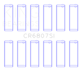 King Engine Bearings Ford V6 Triton/Ohv (Od+.002in) (Size +0.25mm) Connecting Rod Bearing Set - CR6807SI0.25