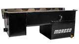 Moroso Ford 351W (w/Rear Sump & Billet End Seals) Extra Deep Wet Sump 7qt 9in Steel Oil Pan - 20520