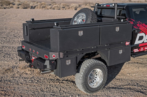 Dee Zee Universal Tool Box - Specialty 96In Topsider Black BT Alum (Txt Blk) - DZ67TB