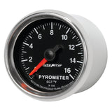 Autometer GS 0-1600 degree F Full Sweep Electronic Pyrometer Gauge - 3844