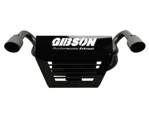 Gibson 2014 Polaris RZR XP 1000 EPS Base 2.25in Dual Exhaust - Black Ceramic - 98015