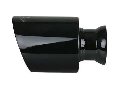 aFe MACH Force-XP 4-1/2in Black OE Replacement Exhaust Tips - 15-19 Dodge Charger/Hellcat - 49C32068-B